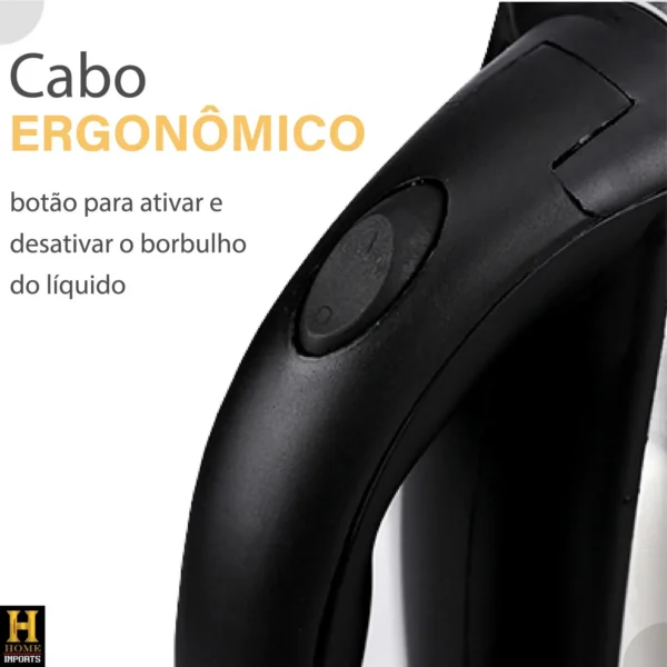 Chaleira Elétrica Portátil 1.8 Litros Aço Inox 110v, Para Café e Chá Linha Premium - Image 8