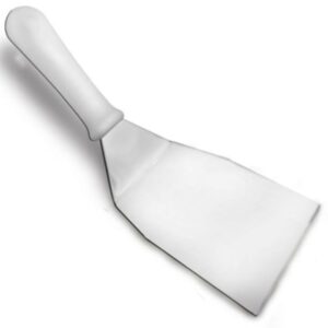 Espátula Curva Em Inox Para Cozinha, Pizzaria e Chapeiro 25.5cm X 8cm da Maxxi Home