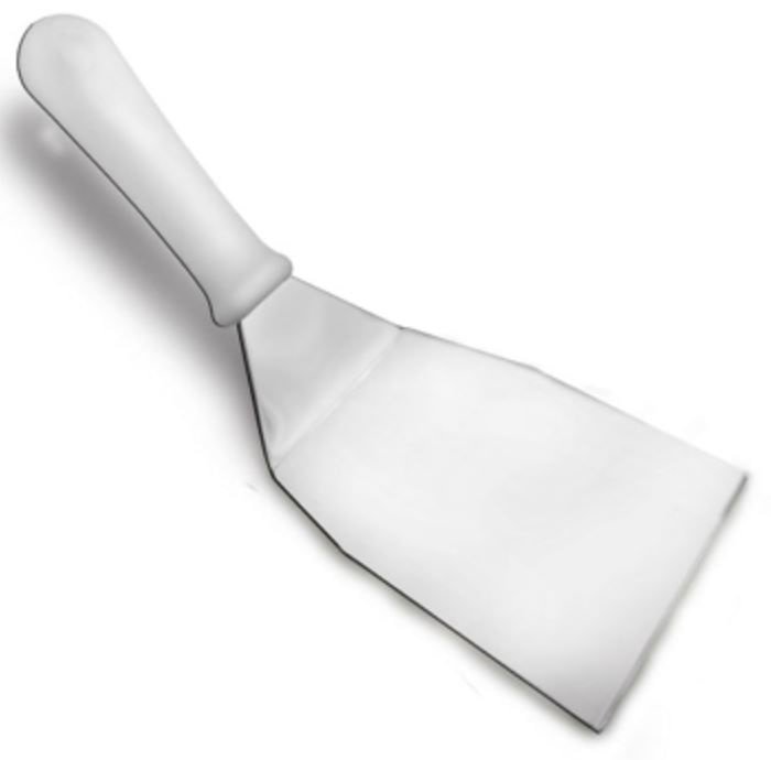 Espátula Curva Em Inox Para Cozinha, Pizzaria e Chapeiro 25.5cm X 8cm da Maxxi Home