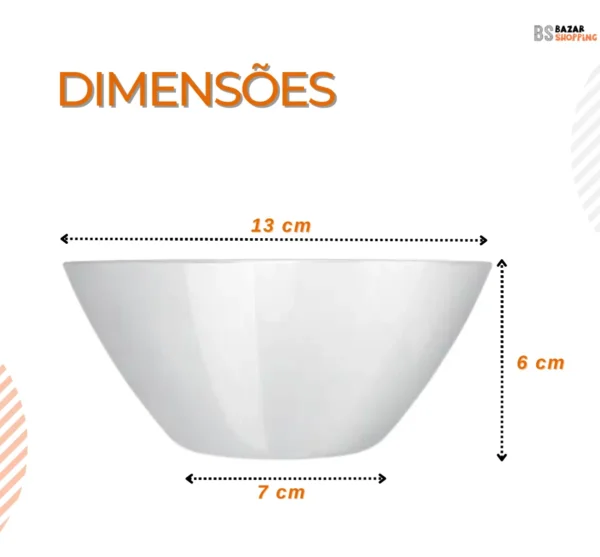 Tigela Bowl Opaline 300 ML Branca - Image 3