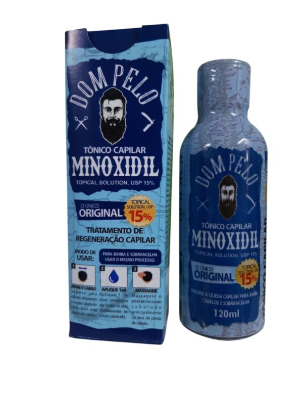 Tônico Capilar Dom Pelo 15% – Crescimento e Fortalecimento para Cabelos, Barba e Sobrancelhas | 120ml