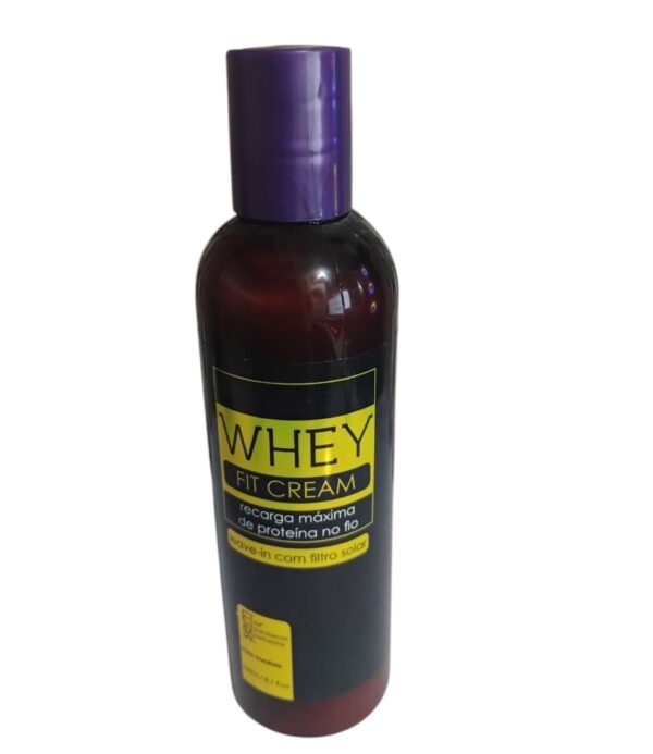 Leave-in Whey Fit Cream 240ml – Recarga de Proteína, Força e Brilho | Com Filtro Solar - Image 3