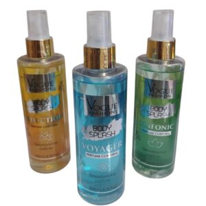 Kit com 3 Body Splash Vogue Fashion – Colônia Desodorante Corporal 200ml