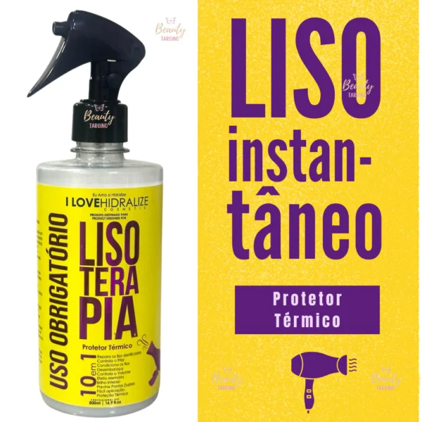 Protetor Térmico Lisoterapia 10 em 1 – Brilho, Proteção e Tratamento Completo - 500ml - Image 2