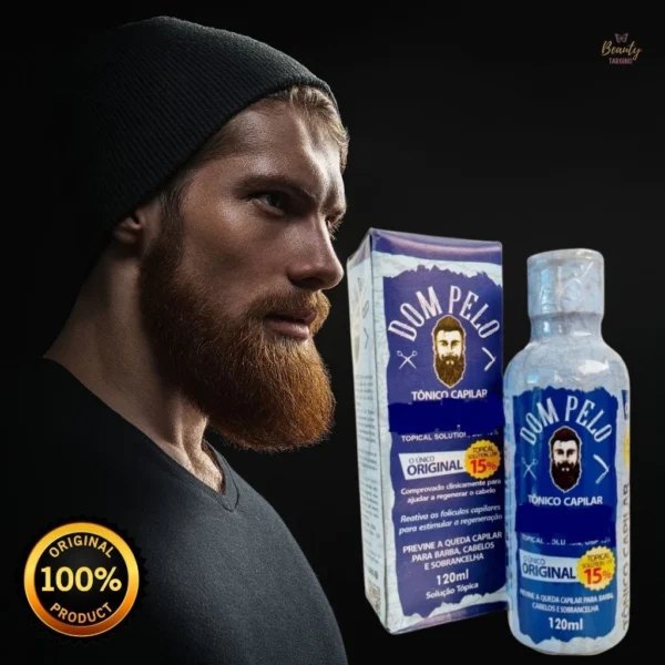 Tônico Capilar Dom Pelo Crescimento e Fortalecimento para Cabelos Barba e Sobrancelhas 120ml - Image 4