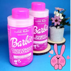 Kit-Shampoo-Condicionador Da Barbie - Hidratação 500+500ml
