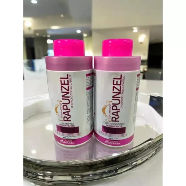 Kit Super Poderosa Rapunzel - Crescimento, Hidratação e Fortalecimento Capilar | 2x 450ml - Image 2