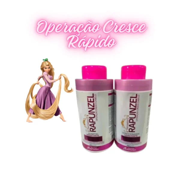 Kit Super Poderosa Rapunzel - Crescimento, Hidratação e Fortalecimento Capilar | 2x 450ml - Image 3