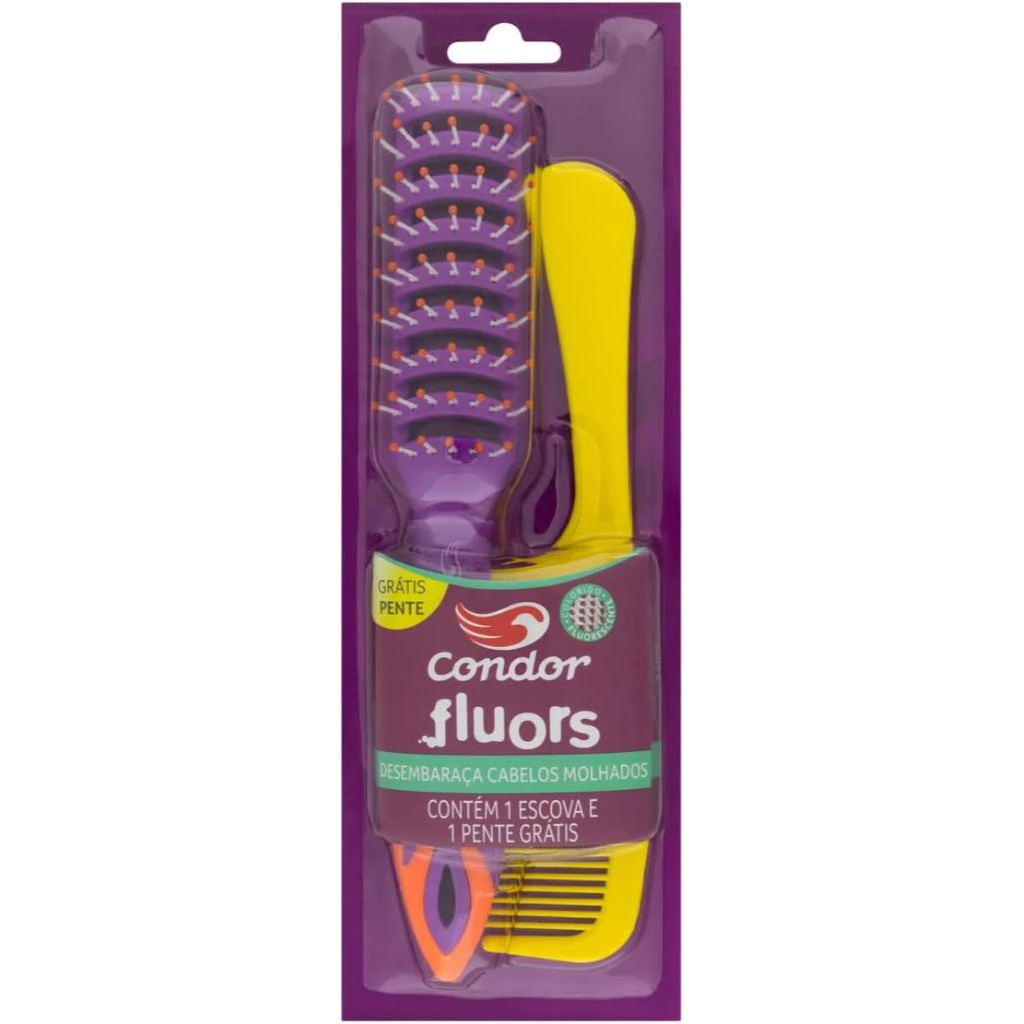 Kit Condor Fluors – Escova + pente