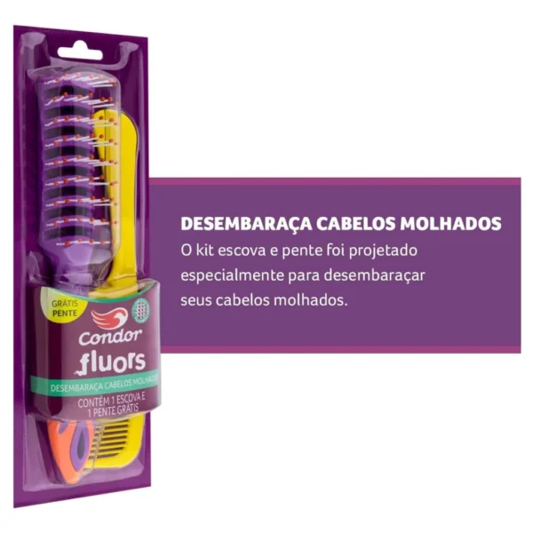 Kit Condor Fluors - Escova + pente - Image 5