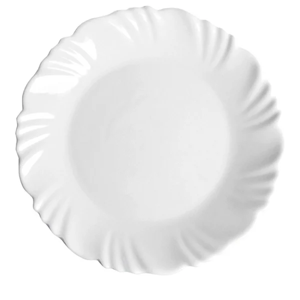 Kit de 06 Pratos de Refeição 25,5cm Pétala de Vidro Branco Nadir - Image 5